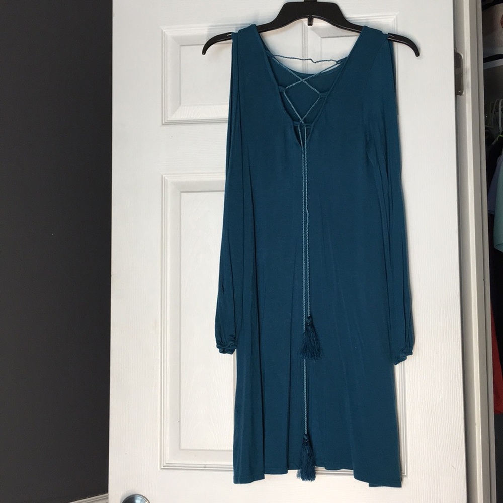 Dark turquoise dress!